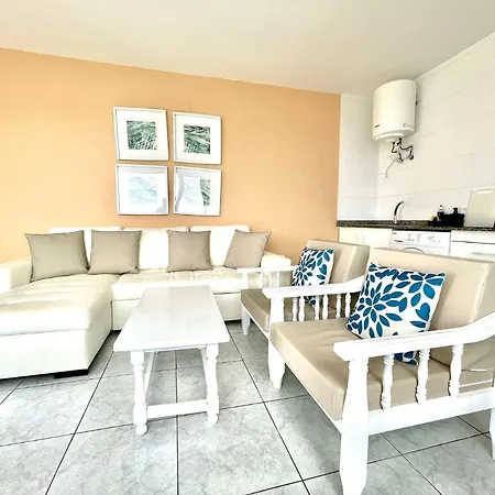 Apartment Bungalow Con Bonita Vistas Al Mar, Freewifi, Terraza, Playa Cerca