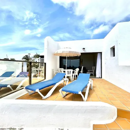 Bungalow Con Bonita Vistas Al Mar, Freewifi, Terraza, Playa Cerca Charco del Palo
