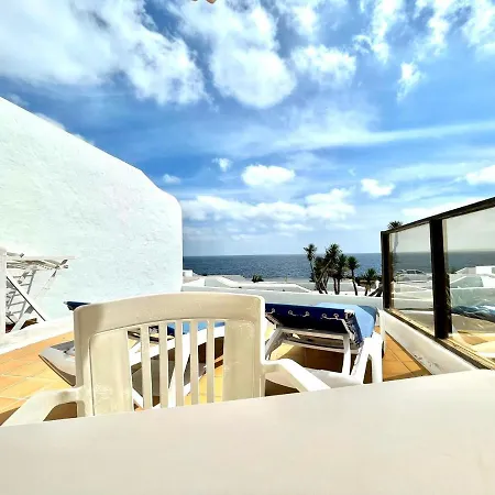 Bungalow Con Bonita Vistas Al Mar, Freewifi, Terraza, Playa Cerca Appartement
